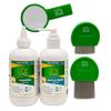 NatulabUSA Lice Combat Treatment Kit | Shampoo, Leave-in Cream, Two Combs and Magnifying Glass | Manages Super Lice & Nits | Repels & Prevents | Pesticide Free | 100% Natural Essential Oils view 4