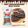 LIEBERS Kosher Certified Dairy Italian Milk Chocolate Rice Cakes, Gluten Free Snack Italian Milk Chocolate (pack of 3) view 2