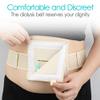 [2 Pack] Feeding Tube Belt, PEG Tube Holder G-Tube Protective Belt Breathable Beige with Slit for G Tube J Tube PEG Tube Supplies, No More Taping The Tube view 4