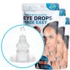 Precision Dropper Eye Drop Guide for Elderly, Arthritis & Tremors Mess-Free, No Head Tilt Eyedrop Delivery Fits Most Eye Drop Bottles Reusable Medical-Grade Silicone Dispenser (3 Pack) view 3