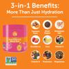 ZYN Electrolyte Hydration Drink Mix (30 Servings), Strawberry Yuzu Electrolytes Powder, Hydrating Formula w/Turmeric Curcumin, Vitamin C & D, Zinc, Electrolyte Support Drink Mix view 2