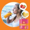 ZYN Electrolyte Hydration Drink Mix (30 Servings), Strawberry Yuzu Electrolytes Powder, Hydrating Formula w/Turmeric Curcumin, Vitamin C & D, Zinc, Electrolyte Support Drink Mix view 4