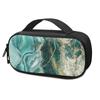 ASQVTIFE Green Marble02 Insulin Cooler Travel Case Diabetes Cold Bag Diabetic Medication Cooler Bag Mini Medical Cooling Pouch Insulated Cooler Bag Small Diabetic Bags for Supplies view 1