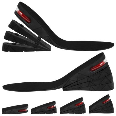 3-Tier Adjustable Air Cushion Insoles, 2 Pcs Height Increasing Shoe Insoles, Shock Absorbing Insoles For Men Women