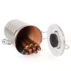 Heysong Stainless Steel Cigar Humidor Moisturizing Jar with Humidifier and Spanish Cedar Rolls,humidor That can Hold 12-15 Cigar view 3