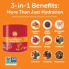 ZYN Electrolyte Hydration Drink Mix (30 Servings), Mango Pomegranate Electrolytes Powder, Hydrating Formula w/Turmeric Curcumin, Vitamin C & D, Zinc, Electrolyte Support Drink Mix view 2