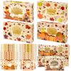 24pc Fall Cookie Boxes with Window, Autumn Maple Leaf Cookie Gift Cardboard Paper Treat Boxes for Fall Harvest, Wedding, Thanksgiving Party Supplies view 1