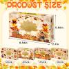 24pc Fall Cookie Boxes with Window, Autumn Maple Leaf Cookie Gift Cardboard Paper Treat Boxes for Fall Harvest, Wedding, Thanksgiving Party Supplies view 2