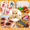 24pc Fall Cookie Boxes with Window, Autumn Maple Leaf Cookie Gift Cardboard Paper Treat Boxes for Fall Harvest, Wedding, Thanksgiving Party Supplies view 4