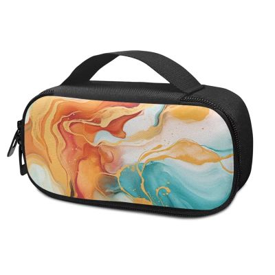ASQVTIFE Colored Marble Insulin Cooler Travel Case Portable Insulin Travail Case Medical Travel Cooler Case Pack Carrying Diabetic Cooler Diabetic Medical Bag for Insulin Pen Diabetic Supplies
