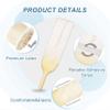 10Pcs Latex Catheter Set with 1 * Urinary Drainage Bag 2000ml & 1 * Leg Bag 750ml Day and Night Use, External Self Sealing Adhesive Strip Leak-Proof for Male (30mm) view 4