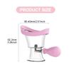 Eye Wash Cup, Eye Wash Cleaner Kit Eye Bath Cleaner Bottle Manual Air Pressure Eye Cleasing Cup Clean Dust Makeup Irritants for Eye Care Soothing Tired Eyes(Pink) view 2