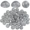 50 Pieces 20 mm/0.78in Diameter Pipe Screen Filters Metal Sieve Filter Clean Screens Small Semi-Circular Bowl Mesh Wire Balls for Filter Residues Accessories Home Supplies view 1