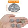 50 Pieces 20 mm/0.78in Diameter Pipe Screen Filters Metal Sieve Filter Clean Screens Small Semi-Circular Bowl Mesh Wire Balls for Filter Residues Accessories Home Supplies view 2