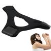 Anti Snoring Chin Strap, Adjustable Breathable Chin Strap, Anti Snoring Devices Airflow Jaw Strap, Stop Snoring Head Band, Sleep Belt Jaw Support, Comfortable Fit for All Head Sizes(Black) view 1