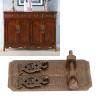 2OCS Pulls, Chinese Drawer Handle with Unique Carved Pattern Design, Antique Cabinet Handle for Kitchens Furniture Doors Desk Drawers Wardrobes and Cabinets view 2