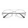 GSKDZG Men Photochromic Bifocal Reading Glasses Aviator Sunglasses Stylish Large Frame Readers Progressive Presbyopic Glasses(Silver,+3.0) view 1