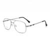 GSKDZG Men Photochromic Bifocal Reading Glasses Aviator Sunglasses Stylish Large Frame Readers Progressive Presbyopic Glasses(Silver,+3.0) view 2