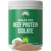 Grass Fed Beef Protein Powder - Lactose Free Great Tasting Beef Protein Isolate. Complete Animal Based Non Dairy Paleo Carnivore Supplement for Prime Muscle Building. No Whey. Chocolate Flavor view 1