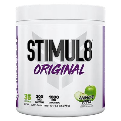FINAFLEX STIMUL8 Original Pre-Workout, Awesome Apple - Energy, Strength & Endurance for Men & Women - With Caffeine, Beta-Alanine & Vitamin C - 35 Servings