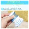 2 PCS Brush Pot Magic Tool Hydraulic Wash Pot Brush Household Cleaning Brushes Kitchen Press Type Automatic Liquid Adding and Pot Washing Brush(Green,One) view 2
