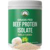 Grass Fed Beef Protein Powder - Lactose Free Great Tasting Beef Protein Isolate. Complete Animal Based Non Dairy Paleo Carnivore Supplement for Prime Muscle Building. No Whey. Vanilla Flavor view 1