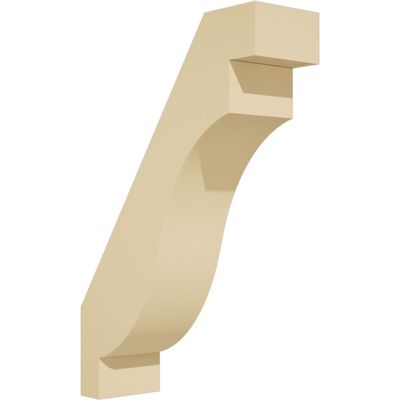 3"W x 10"D x 14"H Copenhagen Signature Urethane Knee Brace, Primed Tan