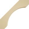 3 1/2"W x 10"D x 10"H Legacy Signature Urethane Knee Brace, Primed Tan view 4