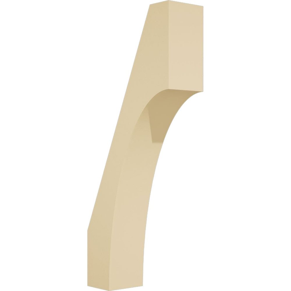 3 1/2"W x 10"D x 22"H Westlake Signature Urethane Knee Brace, Primed Tan