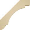 5"W x 18"D x 18"H Standard Aspen Signature Urethane Knee Brace, Primed Tan view 4