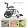 14 Inch Replacement Wheelchair Wheels for Walkers, 350x30mm Non Slip Solid Wheel Replacement or Wheelchairs, Rollators, Walkers, 6001 Bearing 12mm Inner Hole Rollator Wheel view 2