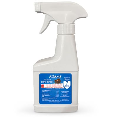 ADAMS Flea & Tick Home Spray for Indoor House Treatment, Kills Bed Bugs, Fleas, & Ticks, for Carpet, Furniture & Pet Bedding, Controls Fleas, Ticks, Bed Bugs, Cockroaches, Spiders & Mosquitoes, 8 oz