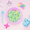 Dinosaur Twists Marshmallows -, 12-Pack Full Case - 6 LB - Yellow, Green, Blue 3-Color Twist - Vanilla Flavor - Made in Brazil - Bulk Wholesale view 2