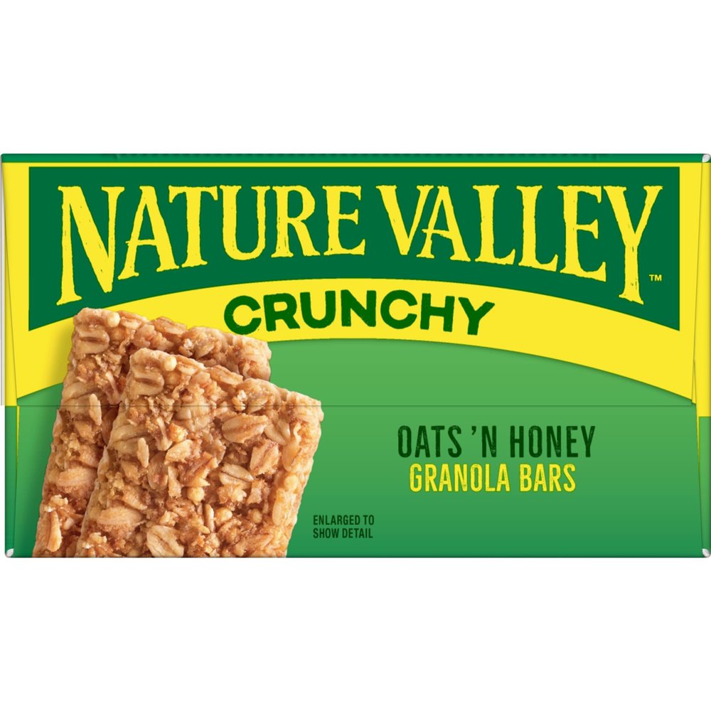 Nature Valley Crunchy Granola Bars, Oats 'N Honey, 1.5 Oz, Pack of 28 Bars