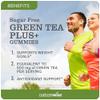 NatureWise Green Tea Gummies - Keto, Sugar Free - Supports Fitness Goals for Women & Men - 500mg Green Tea + Raspberry Ketones, Garcinia Cambogia - Vegan, No Gluten - 180 Count[3-Month Supply] view 2