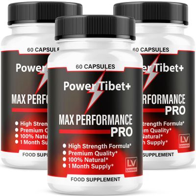 (3 Pack) PowerTibet+ Capsules, Power Tibet, Power Tibet+, Power Tibet Tablets, PowerTibet + Advanced Formula, Power Tibet Reviews 180 Capsules for 3 Months