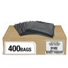 Aluf Plastics 45 Gallon 1.7 MIL Black Heavy Duty Garbage Trash Bags - 40 inch x 46 inch- For Contractor, Industrial, Institutional, & Commercial, (Pack of 400) view 1