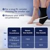 Ankle Ice Pack Wrap for Swelling - Hot/Cold Therapy Ice Wrap for Foot Pain Relief, Heel Pain Relief, Plantar Fasciitis, Achilles Tendonitis Relief, Sprained Ankle Compression, Medium view 3
