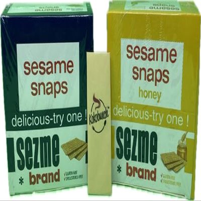 Kokobunch Variety Bundle Of Sesame Seed Snap Cracker | Original And Honey Flavored