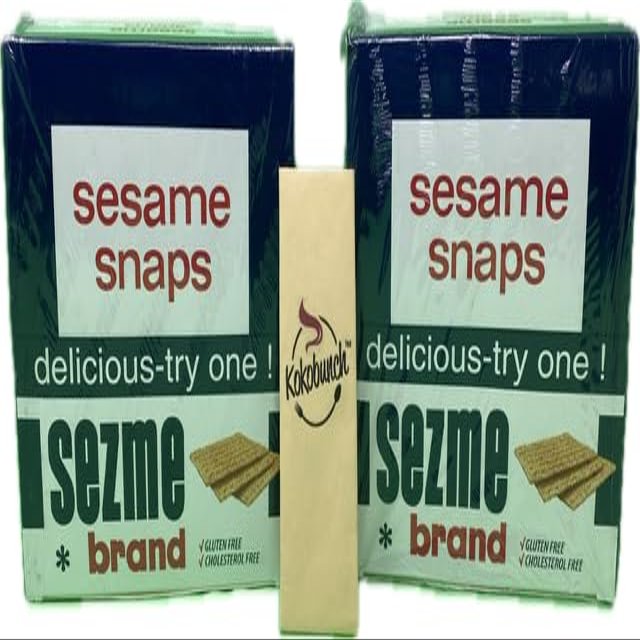 Kokobunch Bundle of Sesame Seed Snap Original Cracker 2-24 PACK