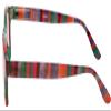 Medspex Pink FL41 Reading Glasses +4.00 Green Purple Stripe Fluorescent Light Sensitivity Indoor Outdoor Photophobia Reader view 4