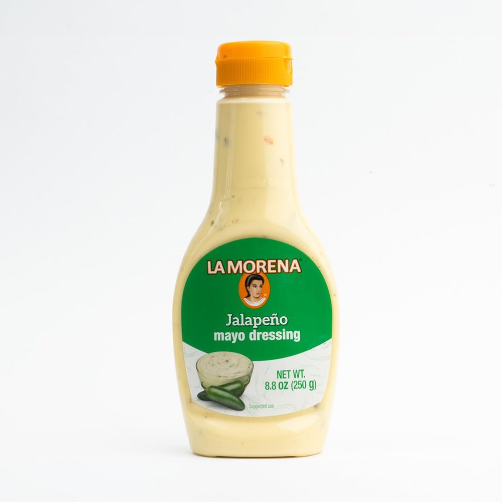 La Morena Jalapeo Mayo Dressing, Perfect for Sandwiches, Salads, and More, 8.8oz (1 unit)