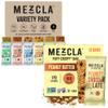 Mezcla Vegan Chocolate High Protein Bars, Gluten Free, Plant Based, Non GMO, No Dairy, 10g Protein, Healthy Snacks, Variety Pack (8 Bars) and Peanut Butter (12 Pack) Bundle view 1