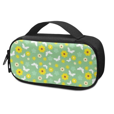 ASQVTIFE Yellow Flowers Insulin Pen Cooler Insulin Cooler Travel Case Insulin Carry Diabetes Care Insulated Organizer Portable Cooling Bag for Insulin Pen and Medication Diabetic Case Supplies