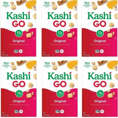 Cold Breakfast Cereal - Vegan Protein - Original byKashi- 12.3 Oz Box - Pack of 6