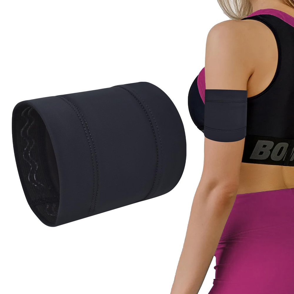 Upgraded Diabetes Insulin Arm Band for Freestyle Libre Omnipod Dexcom Sensor Covers Fixation Insulin Pod Monitoring Systems Armband (Black, XS-S (8.7-9.6in))