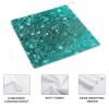 LFDSEPYM Turquoise Glitter Hand Towel Cleaning Towels Washing Towels Dish Cloths Quick Dry Dishcloths Soft Absorbent Dish Towels for Bathroom Kitchen 11.8''x11.8'' view 4