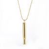 DDUGUOQVD Meditation Breathing Decompression Pendant Necklace Meditation Small Waist Round Tube Whistle view 1