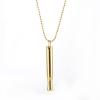 DDUGUOQVD Meditation Breathing Decompression Pendant Necklace Meditation Small Waist Round Tube Whistle view 2