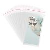 Egofine Self Sealing Cellophane Bags 100 PCS Clear Resealable Sleeves Bags for 5x10 Photo Mats (Bag Size: 5x10 inches) view 1